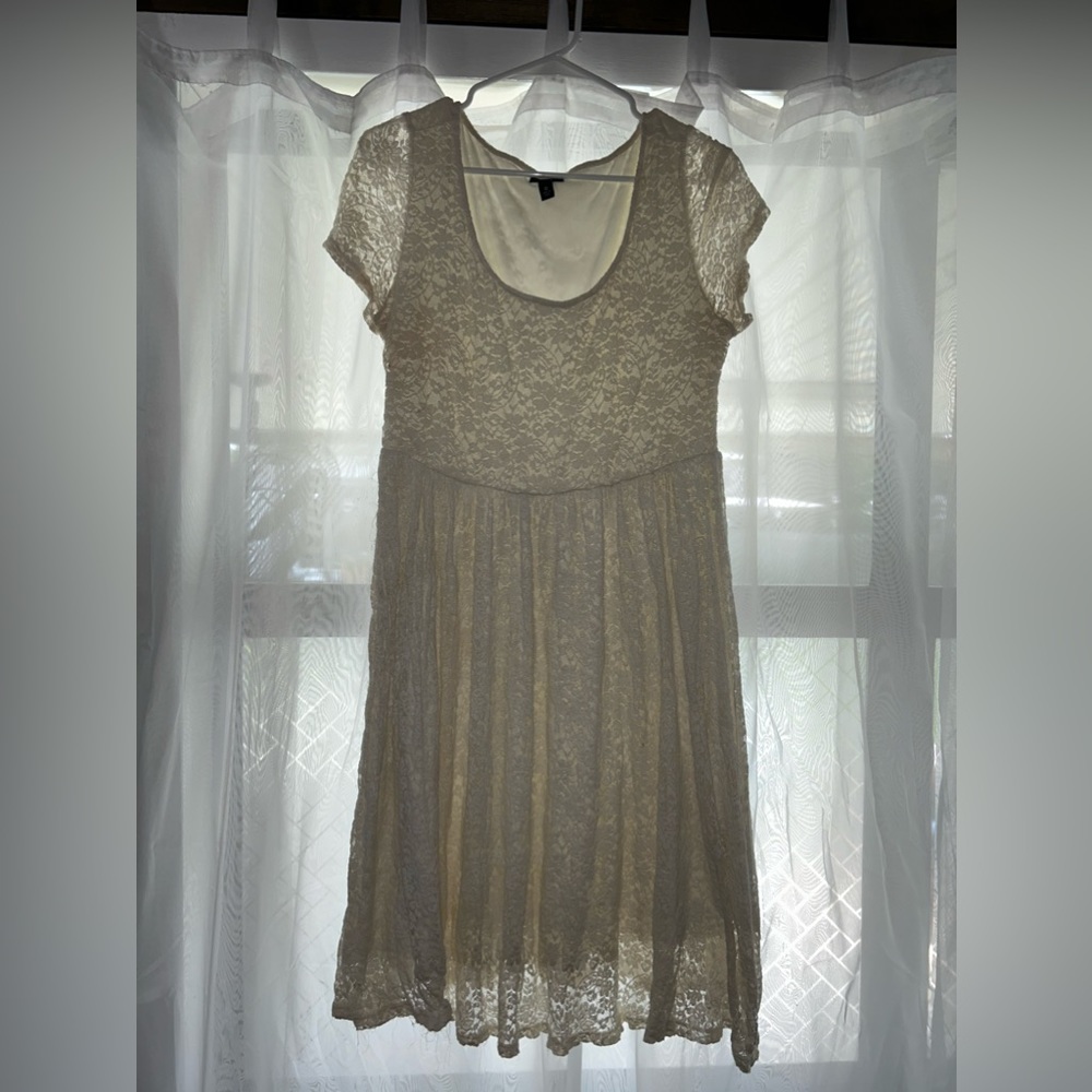 TORRID ivory lace dress